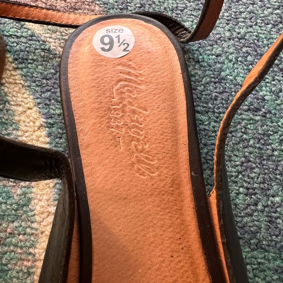 MADEWELL - Margot Ankle Strap Pointed Toe Flats 9.5 - Picture 4 of 6